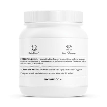 THORNE Creatine - Micronized Creatine Monohydrate Powder - Support for Muscles & Cognitive Function - for Women & Men - Unflavored - NSF Certified for Sport - 5 g per Serving